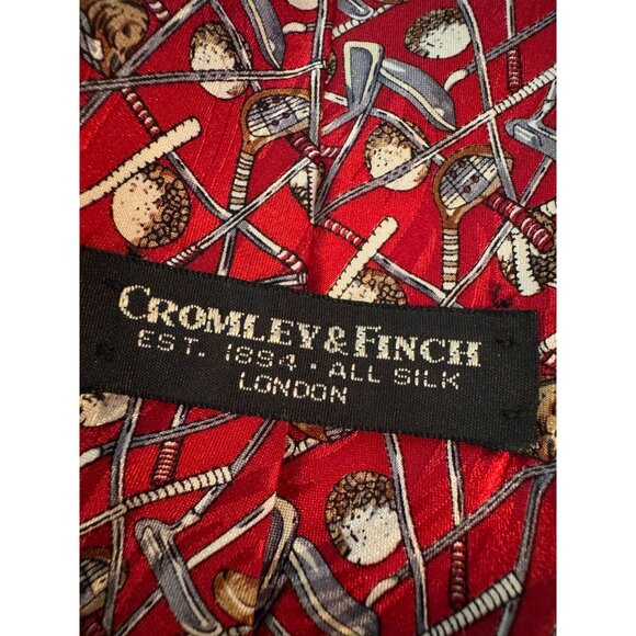 Set of 5 Golf-Themed Silk Ties – Perfect Father’s Day Gift! - Picture 3 of 16